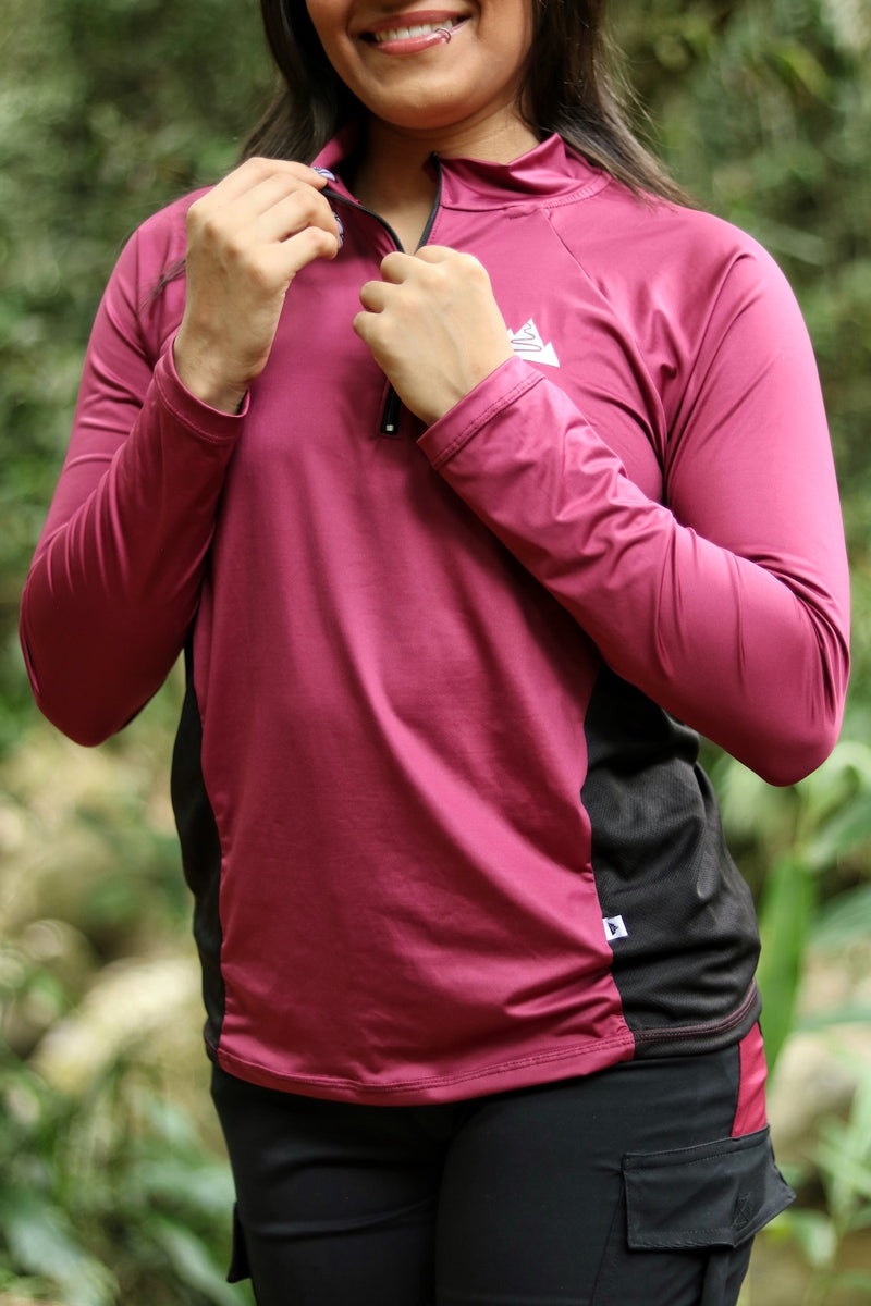 Jersey de Senderismo con Protección Solar - Mujer