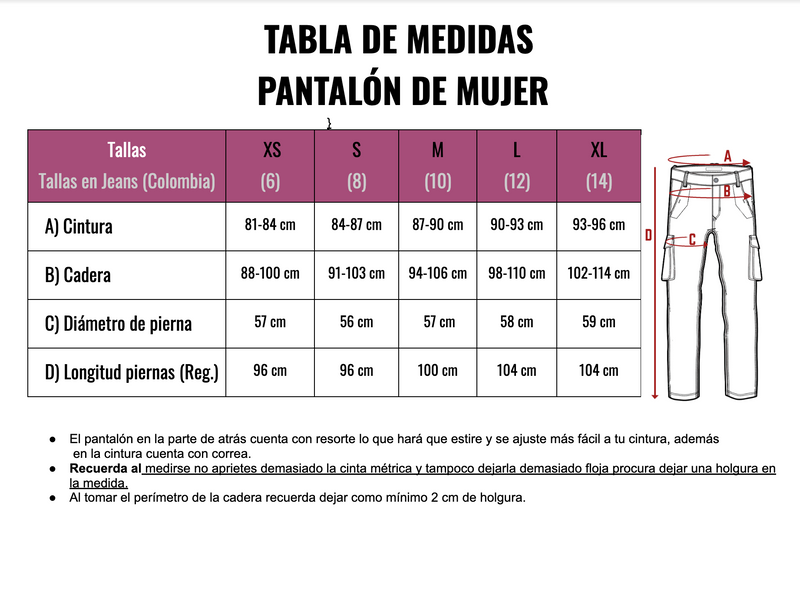 Pantalón Convertible Pro - Mujer