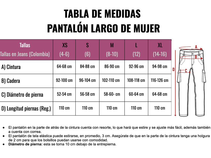 Pantalón No Convertible de montaña - Mujer