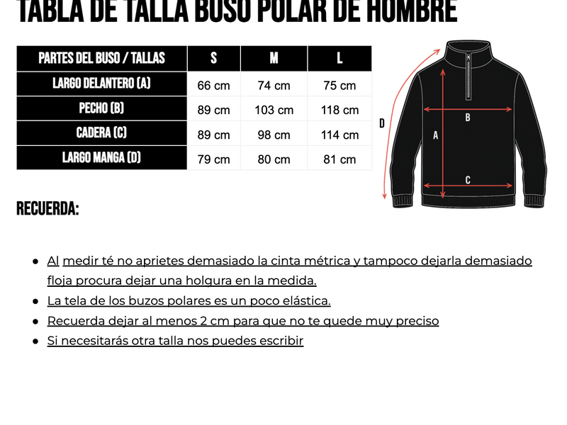 Buzo Polar Basic - Hombre