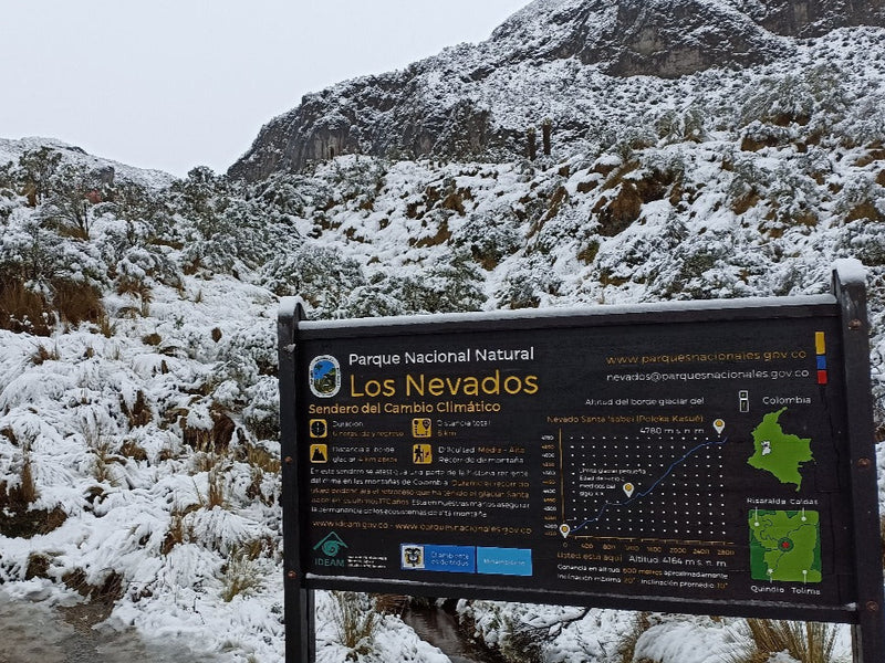Nevado Santa Isabel sendero cambio climatico (Pasadia)
