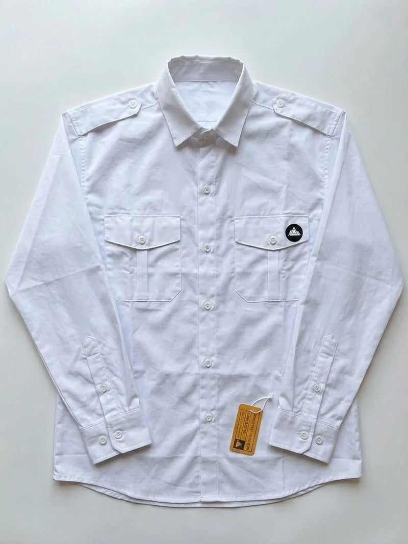Camisa Tactica - Hombre - Color Blanca