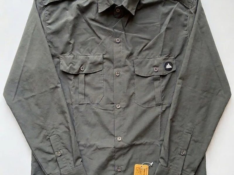 Camisa Tactica - Hombre - Color Gris oscuro