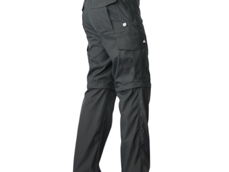 pantalon impermeable senderismo gris oscuro